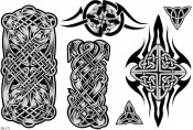 Celtic Tattoo Designs Sheet 171